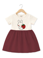Girls Berry Bunny Frock