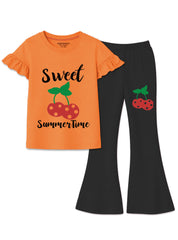 Girls Sweet Summertime Flared Co-ord Set
