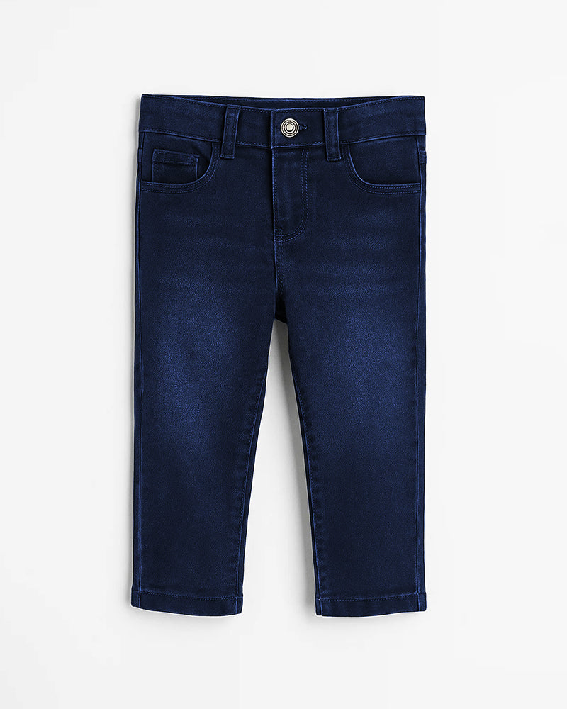 Classic Dark Blue Denim Jeans for Boys