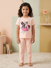 Girls Rose Fairy Lounge Set