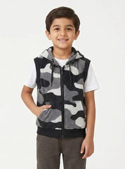 Shadow Camo Sleeveless Hoodie
