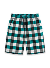 Boys Casual Check Print Short