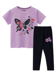Girls Cotton Trouser and T-Shirt Set Online