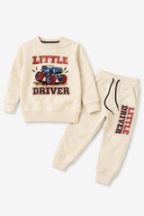 Little Driver Tracksuit For Boys