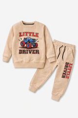 Little Driver Tracksuit For Boys
