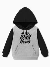 Bold My Dad is My Hero Boys Hoodie β Comfy and Stylish
