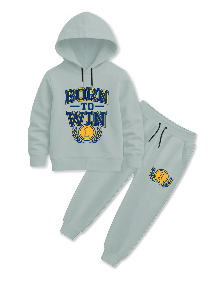 winter fleece tracksuit for boys