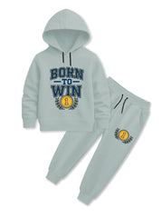 winter fleece tracksuit for boys