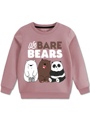 Cartoon Bears Printed Kids Sweatshirt