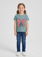 Girls Berry Sweet Bow Tee