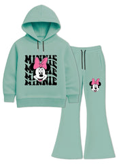 Girls Winter Hoodie Set Minty Minnie Dark
