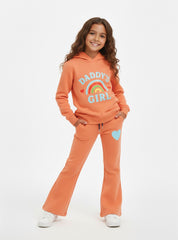 Daddy’s Girl Rainbow Hoodie & Flared Trouser Set