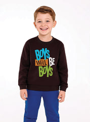 Boys Will Be Boys Soft Fleece Winter Sweatshirts