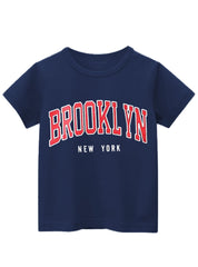 BOYS COTTON T-SHIRT - BROOKLYN NEW YORK