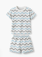 Boys Zigzag Print Co ord Set