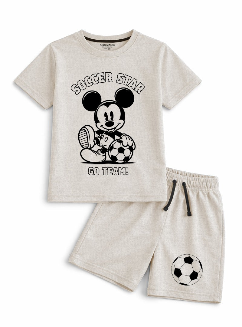 Boys Soccer Graphic Short Set