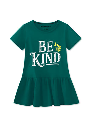 Dark green Frock for Girl