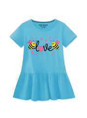 100% Organic Cotton Summer Frock for Girls 