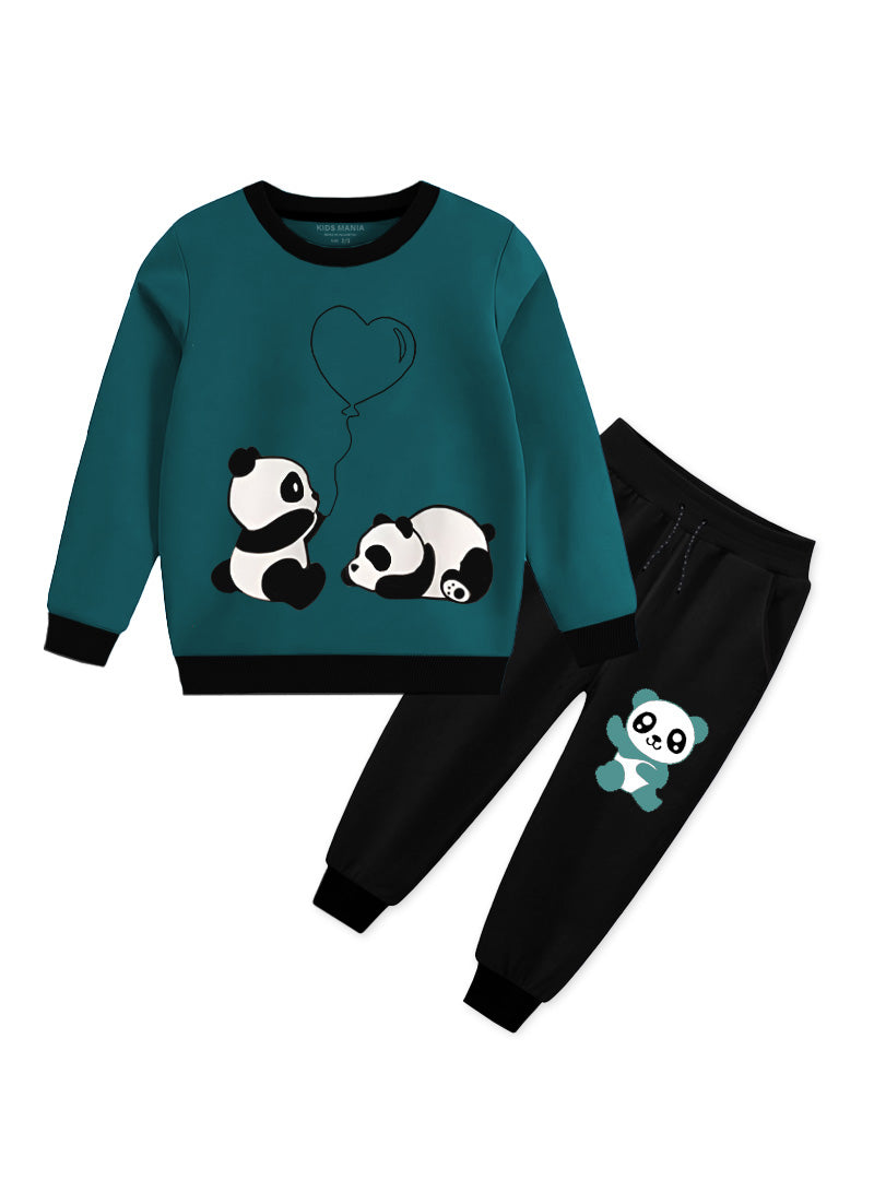 winter tracksuit - panda love 