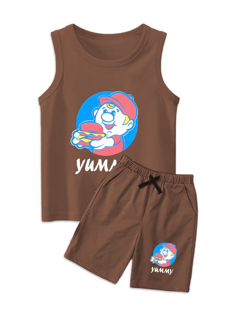 Boys Set Yummy - Brown