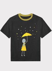 GIRLS T-SHIRT REGULAR FIT CUTE STAR