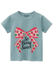 Girls Berry Sweet Bow Tee