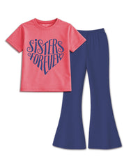 Girls Sisters Forever Flapper Set
