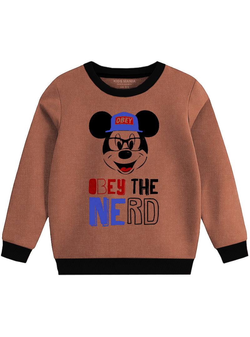 Children's Crew Neck Sweatshirt - Obey The Mickey