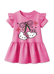 Girls Cherry Kitty Frock