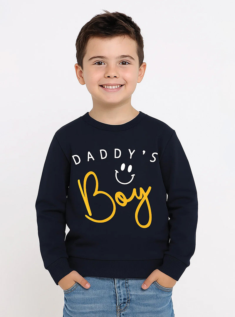 Daddy's Cool Boy Fleece Winter Sweatshirts