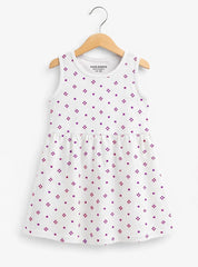 Girls Ditsy Dot Summer Frock