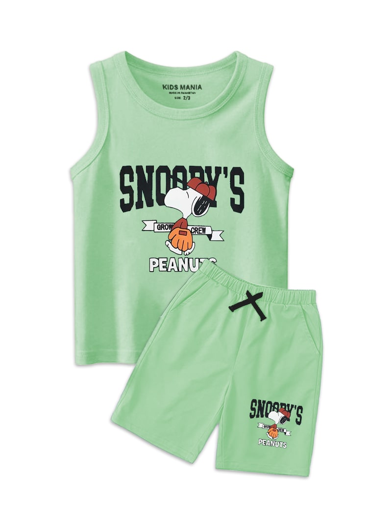 Boys Set Snoopy's - Vista Blue