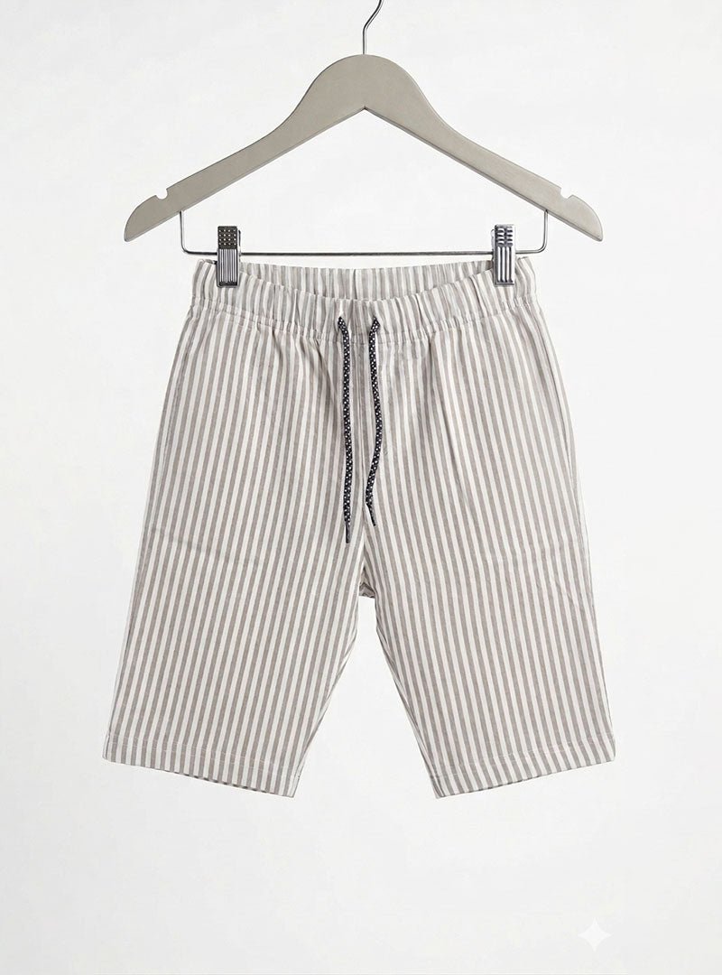 Boys Striped Casual Shorts