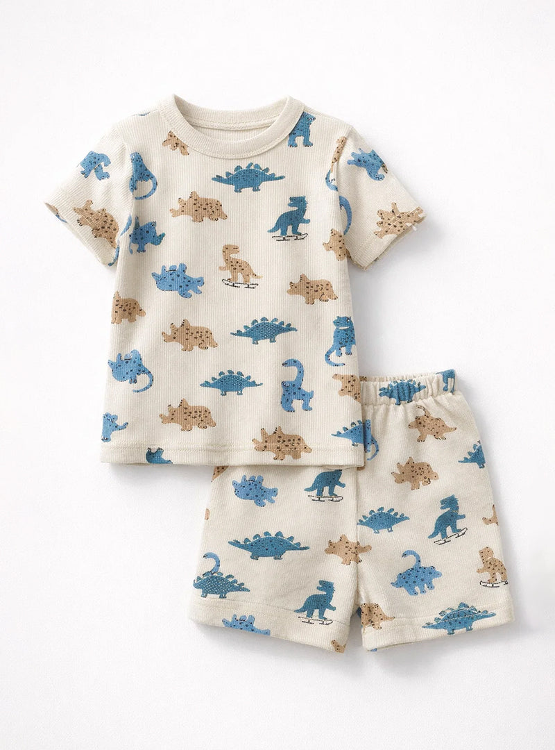 Boys Dino Casual Co Ord Set