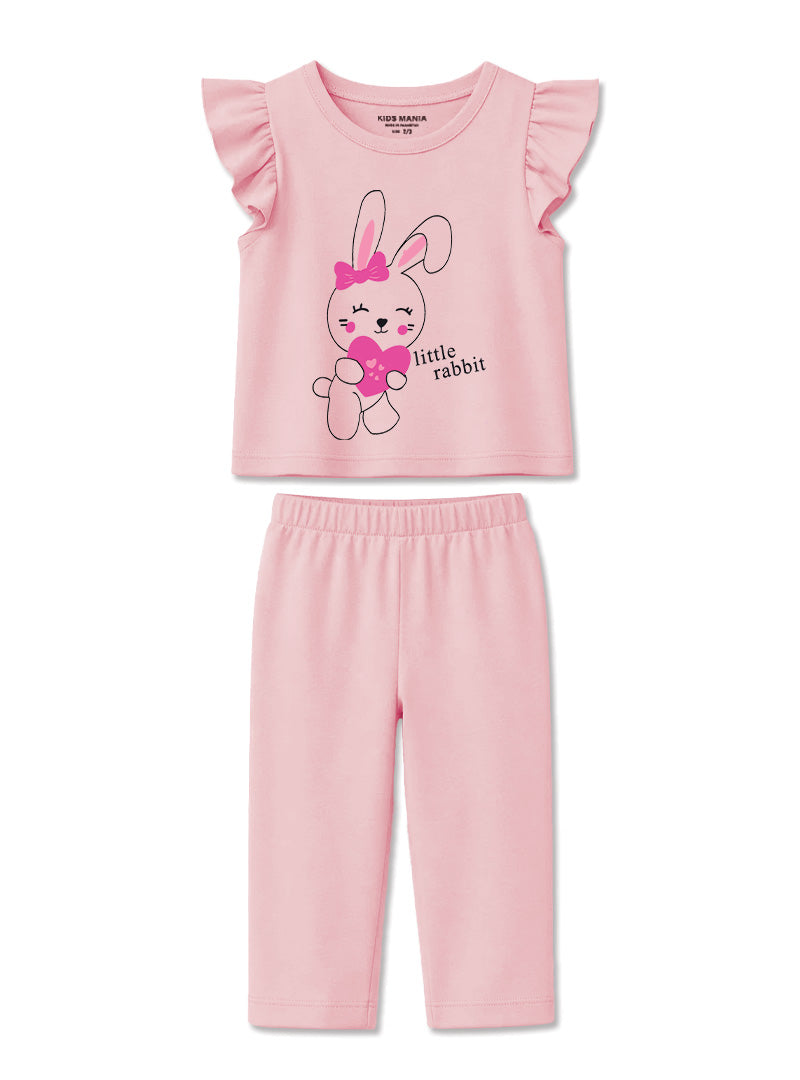 Girls Little Bunny Co-ord Set