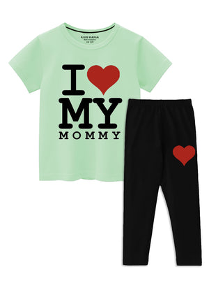 Mint green T Shirt for Girl