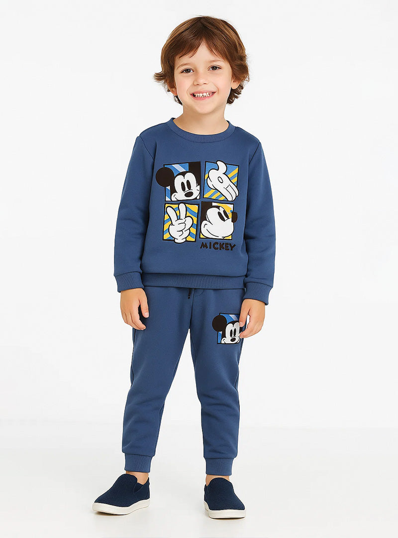 Mickey Mouse Cartoon Printed Tracksuit for Boys
