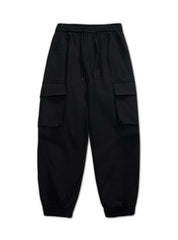 6 pocket jet black trouser for boys 