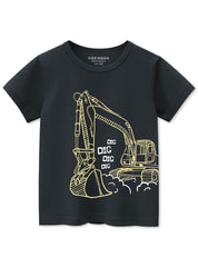 Boys Dig Machine Graphic Tee