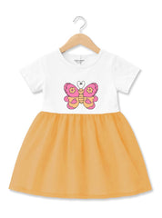 Girls Cute Butterfly Frock