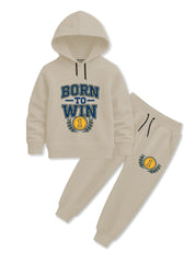 Born to Win Boys Hoodie Set