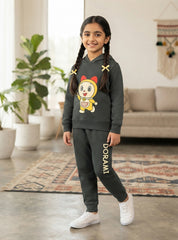 Cartoon Buddy Hoodie Set
