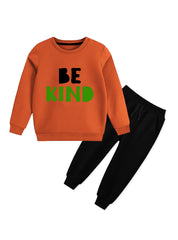 Winter Fleece Track Suit - Be kind