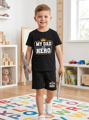 Boys My Dad Is My Hero Co Ord Set