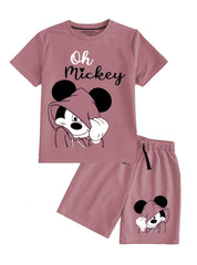 Stylish Oh Mickey Cartoon Cotton Set