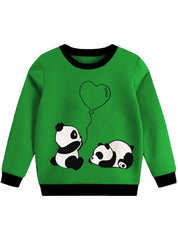 Fleece Sweatshirt - Panda Love