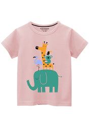 KIDS T-SHIRT ANIMAL DESIGN