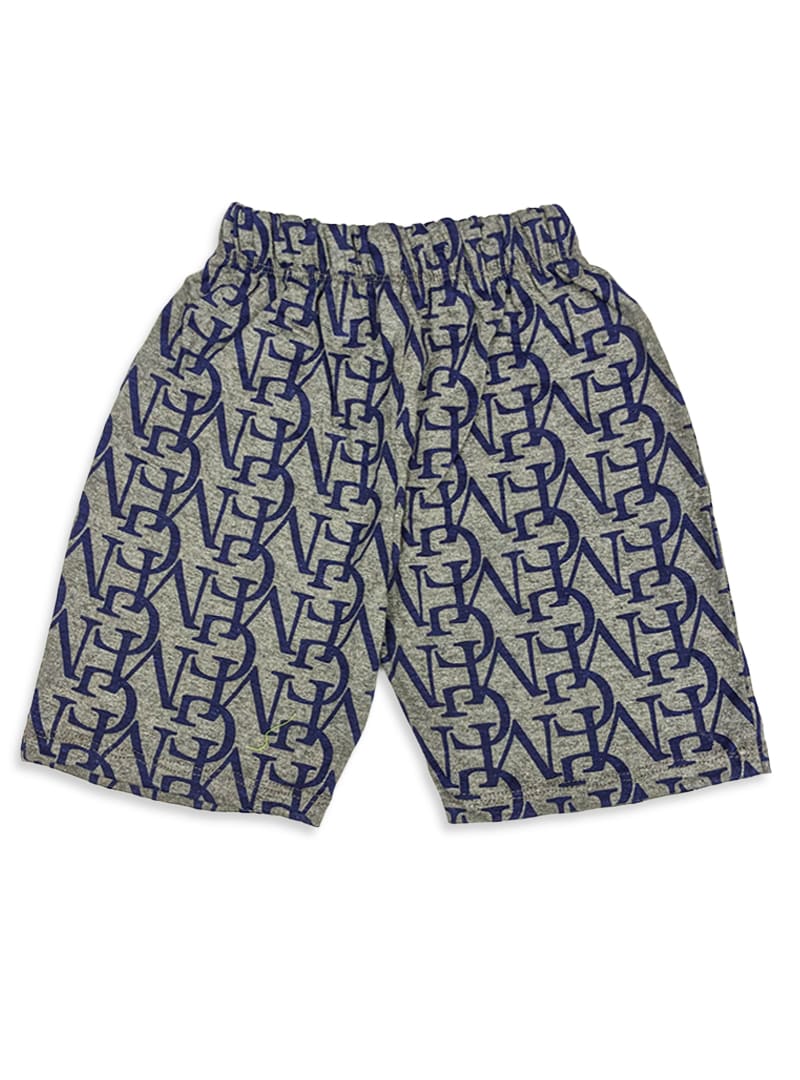 BOYS SHORT GREY MG PRINTED