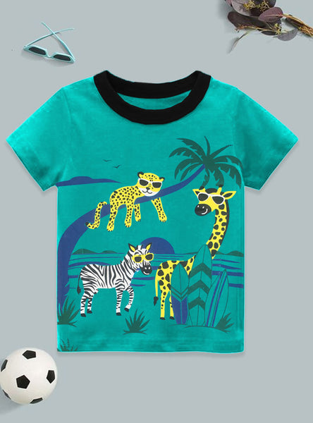 Animal print shirt outlet for kids