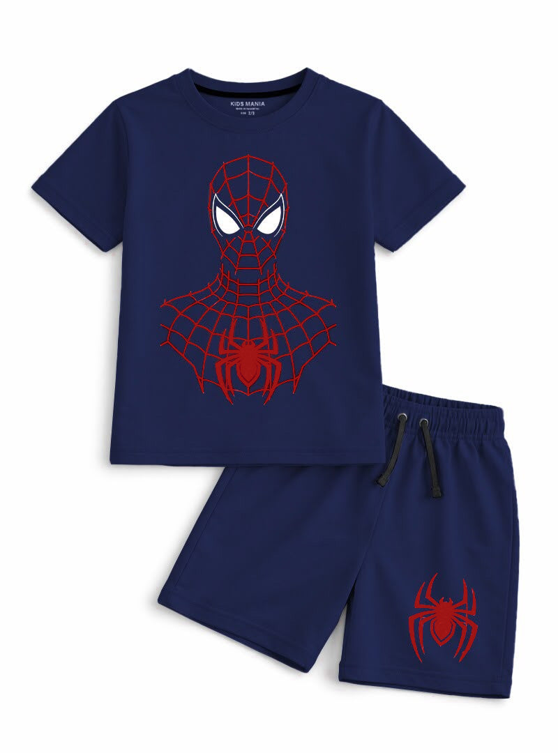 Boys Spider Hero Short Set